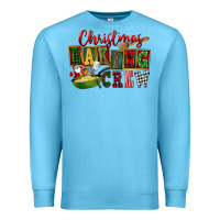 Ocean Blue Christmas baking crew Premium Sweatshirt - FaDigitalArtStudio