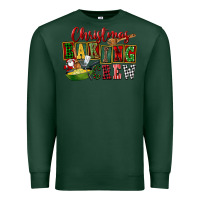 Sports Green Christmas baking crew Premium Sweatshirt - FaDigitalArtStudio