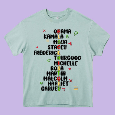 Black History Heavy Core Tee Designed By Maliassmallbusiness