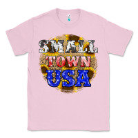 Bubblegum Pink small town usa Classic Tee - JahusDesignShop