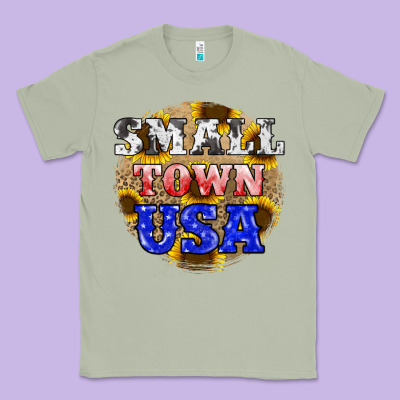 Small Town Usa Classic Tee Designed By Jahusdesignshop