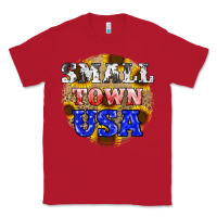Red small town usa Classic Tee - JahusDesignShop