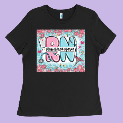 Registered Nurse Rn Ladies Tee Designed By Maliassmallbusiness