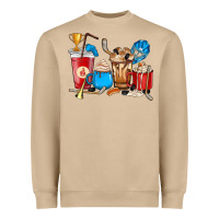 Mushroom Hockey coffee cups Heavyweight Sweatshirt - HowdyJamesFarm