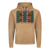 Vintage Camel sunflower serape brush stroke Vintage Hoodie - Artiststas