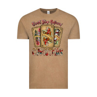 Vintage Coffee dont stop believin christmas Vintage Tee - SublimationCraftShop