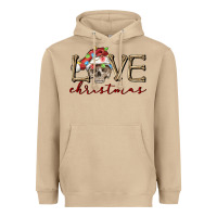 Mushroom skull love christmas Heavyweight Hoodie - FaDigitalArtStudio