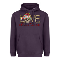 Plum skull love christmas Heavyweight Hoodie - FaDigitalArtStudio