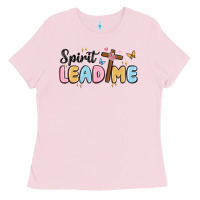 Bubblegum Pink spirit lead me Ladies Tee - MaliasSmallBusiness