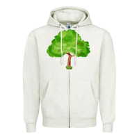 Oatmeal Heather tree fa element 1 Zipper Hoodie - FaDigitalArtStudio