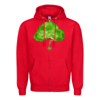 Red tree fa element 1 Zipper Hoodie - FaDigitalArtStudio