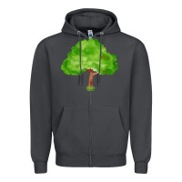 Smoke tree fa element 1 Zipper Hoodie - FaDigitalArtStudio