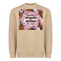 Mushroom surviving motherhood one meltdown at the time Heavyweight Sweatshirt - TumblerDesignByShophia