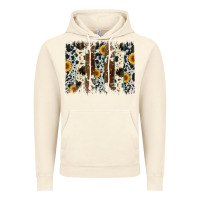 Vintage Artic sunflower cowhide brush stroke Vintage Hoodie - Artiststas