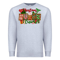 Heather Grey Christmas Nurse Crew Premium Sweatshirt - FaDigitalArtStudio