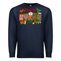 Navy Christmas Nurse Crew Premium Sweatshirt - FaDigitalArtStudio