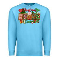 Ocean Blue Christmas Nurse Crew Premium Sweatshirt - FaDigitalArtStudio