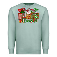 Seafoam Christmas Nurse Crew Premium Sweatshirt - FaDigitalArtStudio