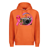 Carrot floral cancer ribbon vintage camera Premium Hoodie - FaDigitalArtStudio