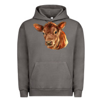 Pigment Tornado red angus calf face Urban Hoodie - LillyAllenDesigns