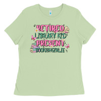 Matcha retired library kid present bookish girlie Ladies Tee - MaliasSmallBusiness
