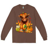 Chestnut Fall Autumn heifer pumpkin Long Sleeve Tee - RanaPortraitStore
