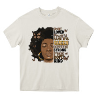 Cream afro woman smart loved powerful Heavy Core Tee - MaliasSmallBusiness