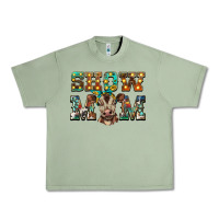 Oil Green show mom brown calf Urban Heavy Tee - BarkalooDesign