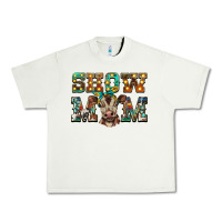 Pistachio show mom brown calf Urban Heavy Tee - BarkalooDesign