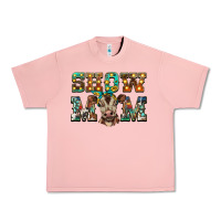 Salmon show mom brown calf Urban Heavy Tee - BarkalooDesign