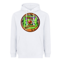 White Spooky Teacher Heavyweight Hoodie - BundleAndBundleShop
