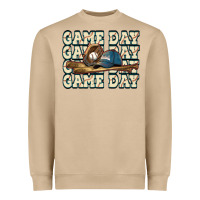 Mushroom game day baseball Heavyweight Sweatshirt - HowdyJamesFarm
