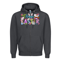 Smoke Happy Easter Nurse Zipper Hoodie - OliviaCreatesArt