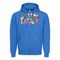 True Royal Happy Easter Nurse Zipper Hoodie - OliviaCreatesArt