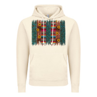 Vintage Artic sunflower serape brush stroke Vintage Hoodie - Artiststas