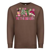 Chestnut Pink Christmas Tis The Season Premium Sweatshirt - FaDigitalArtStudio