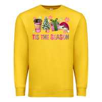 Lemon Pink Christmas Tis The Season Premium Sweatshirt - FaDigitalArtStudio