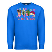 True Royal Pink Christmas Tis The Season Premium Sweatshirt - FaDigitalArtStudio
