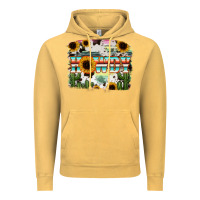 Vintage Mustard Howdy Serape And Sunflower Vintage Hoodie - RanaPortraitStore