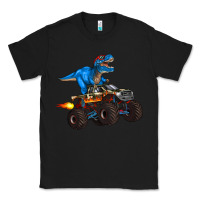 Black monster truck and  t rex dinosaur Classic Tee - Artiststas