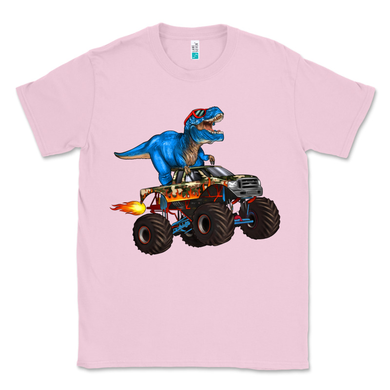 Monster Truck And  T Rex Dinosaur Classic Tee by Artiststas | Teevron