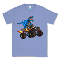 Colony Blue monster truck and  t rex dinosaur Classic Tee - Artiststas