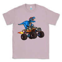 Lilac monster truck and  t rex dinosaur Classic Tee - Artiststas
