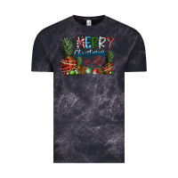 Cloud Black Merry Christmas Vintage Tee - SublimationCraftShop