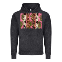 Vintage Black cactus leopard cowhide brush stroke Vintage Hoodie - Artiststas