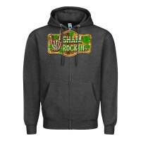 Charcoal Heather Shamrockin' St. Patrick's Day Zipper Hoodie - OliviaCreatesArt