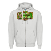 Dove Grey Shamrockin' St. Patrick's Day Zipper Hoodie - OliviaCreatesArt