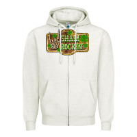 Oatmeal Heather Shamrockin' St. Patrick's Day Zipper Hoodie - OliviaCreatesArt