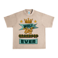 French Oak world's best grandpop ever Urban Heavy Tee - Jasminsmagicworld