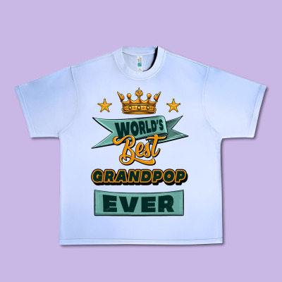 World's Best Grandpop Ever Urban Heavy Tee Designed By Jasminsmagicworld